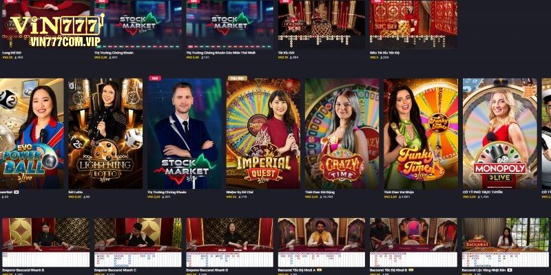 EVO là sảnh khá nổi tiếng trong giới casino online